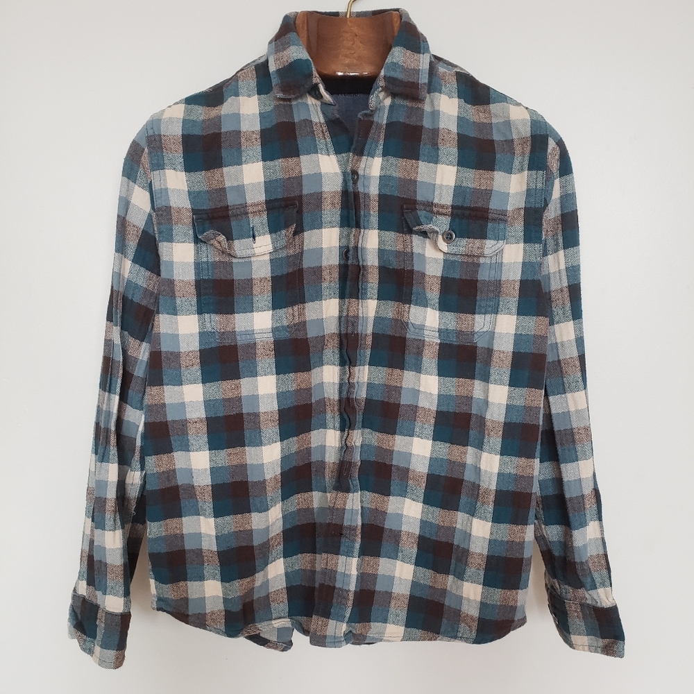 Woolrich // soft flannel plaid checkered shirt - Picture 2 of 8